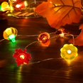 thumbnail image 5 of Cadena de luces decorativas de otoño: luces de calabaza, arces y bellotas de 3 m y 30 led en 3D para Acción de Gracias, Halloween, Navidad, cumpleaños y decoración del hogar, 5 of 5