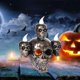 thumbnail image 5 of Estatua de de terror de Halloween, quemador de , 3 s pequeñas en una grande, decoración para fiestas, suministros dorado BLESIY Estatua de Halloween, 5 of 8