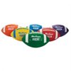 MacGregor Multicolor Youth Rubber Footballs Prism Pack