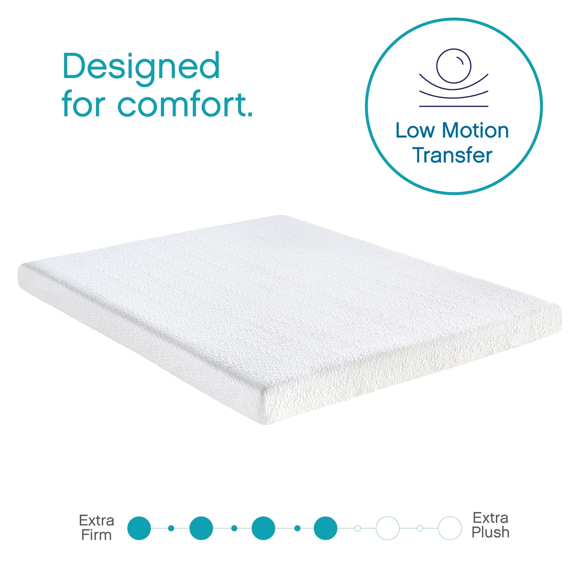 4-Inch Gel Memory Foam Sofa Mattress Cushion – Queen Size, Breathable Washable Cover, Slip-Resistant Base
