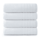 thumbnail image 1 of Casa Platino Juego de 4 Toallas de Baño - Toallas de Baño de Algodón Suave, de Secado Rápido y Tamaño Extra Grande, Perfectas para una Comodidad Tipo Spa - Blanco, 1 of 7