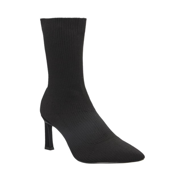 Botas Mujer Perugia Vestir Licra Suela Aguja Bajo Textil negro 25