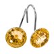 thumbnail image 1 of Juego de 12 ganchos para cortinas de ducha MitoVilla de metal amarillo dorado, 1 of 7