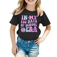 thumbnail image 3 of WOYY 100 Days Of School T-Shirt for Girls Short Sleeve Round Neck T Shirt Tee, Sizes 3-4T, 3 of 3
