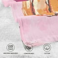 thumbnail image 4 of Pink Pumpkins and Bows Hand Towels Cotton Bath Towels Large Face Towels Absorbent for Bathroom 2 Packs, 4 of 8