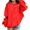 /c57Red328, variant on CUZIBR Kids Halloween Crewneck Sweatshirt For Girls Oversized Letter Ghost Graphic Pullover Long Sleeve Comfort Fall Winter Clothes,Grey,6-7 Years