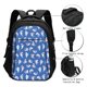 thumbnail image 3 of Balery Cute Shark Mochila con carga USB para hombre y mujer - Mochila impermeable y antirrobo para portátil con puerto USB para viajes, trabajo, estudios y universidad, 3 of 7