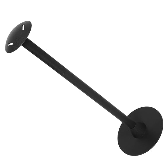 OULII Black Adjustable Height Patio Cover Support Pole with Anti Pooling Feature for Garden Use