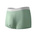 thumbnail image 7 of Maoxin Boxers For Men Cotton Breathable High Elastic Home Flat Underpants Mens Boxer Briefs Underwear Green L, 7 of 7