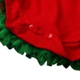 thumbnail image 6 of Douhoow Baby Girl Christmas Dress, Red Santa Xmas Tree Print Tulle Short Dress, 6 of 7