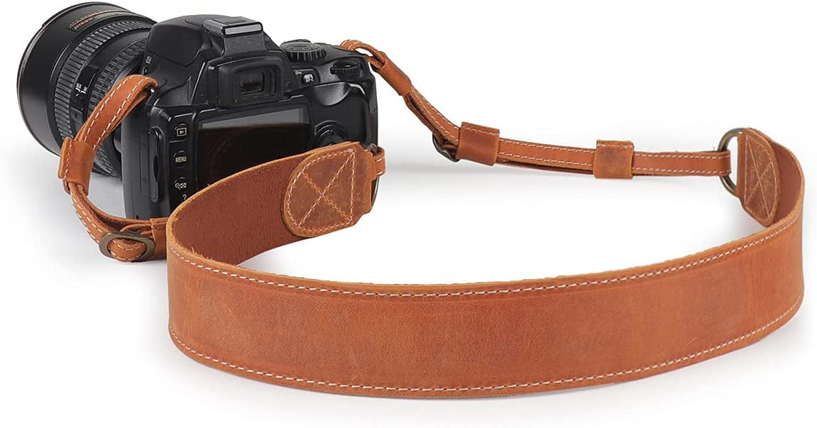 Leather Camera Harness shoulder strap Thick Genuineness Leather High Quality 