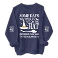 thumbnail image 4 of Dyfzdhu Sweatshirt For Women Autumn And Winter Letter Print Long Sleeve Sweatshirt Hoodies, 4 of 6