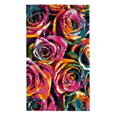 Fiesta Shawl - Safavieh Fiesta Anabella Floral Shag Area Rug