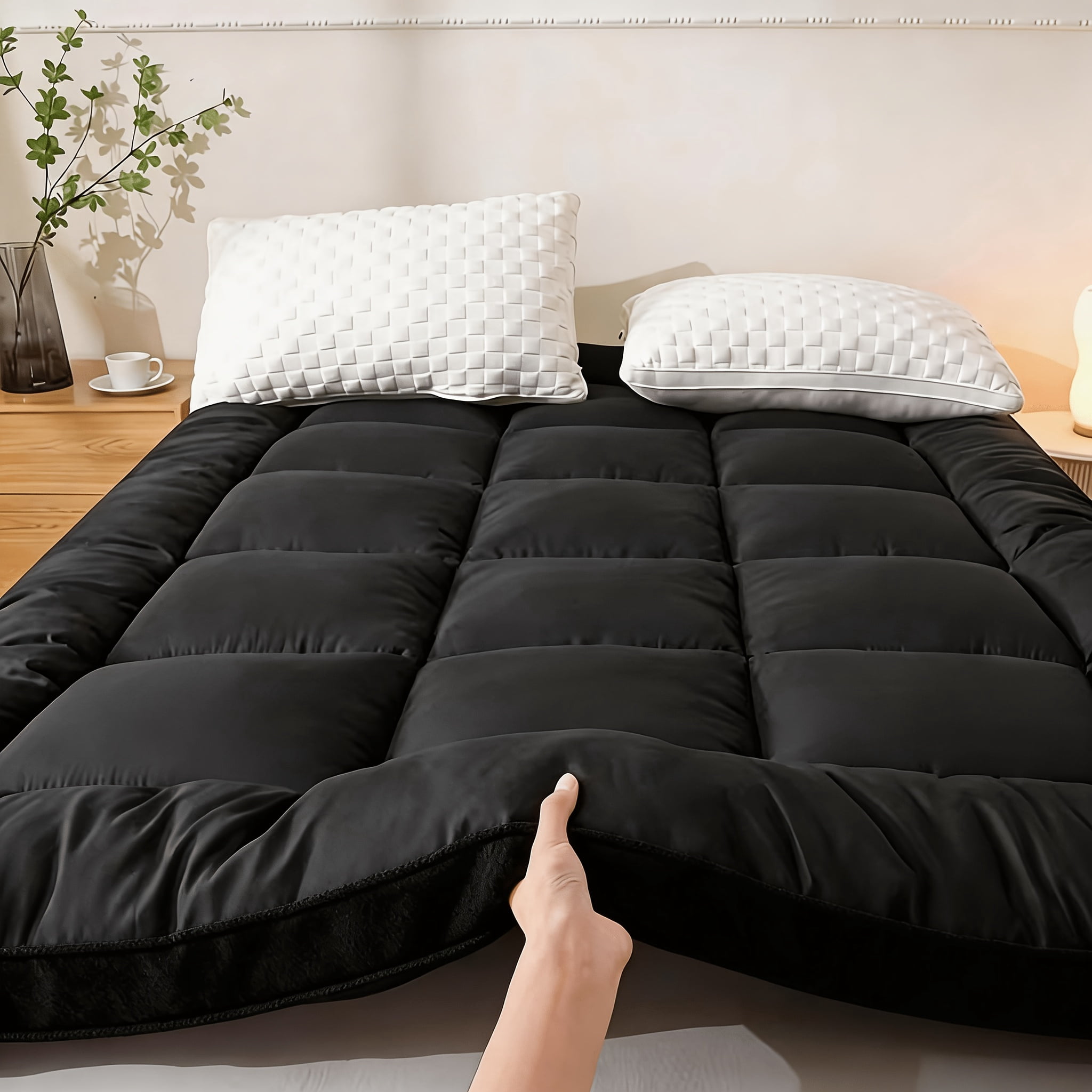 Cool Breathable Full Size Mattress, Single & Double Available, Perfect for RV Apartment Tatami Picnic