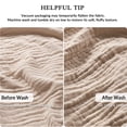 thumbnail image 5 of Exclusivo Mezcla 100% Cotton Muslin King Size Blanket 90"x104",6 Layers Breathable and Lightweight Khaki Gauze Blankets, 5 of 7