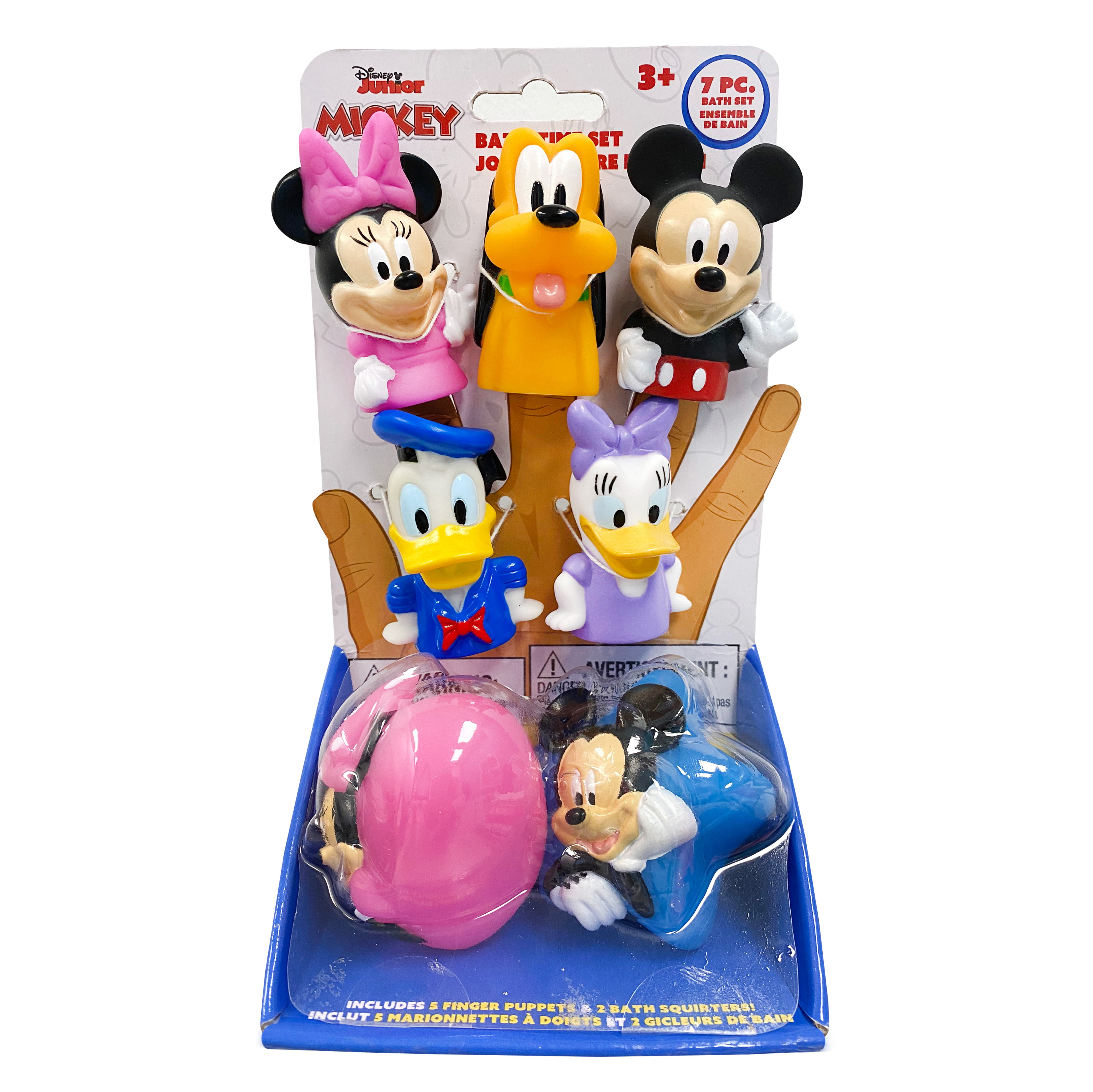 Disney Mickey Mouse And Friends Bath Finger Puppets 5pk : Target