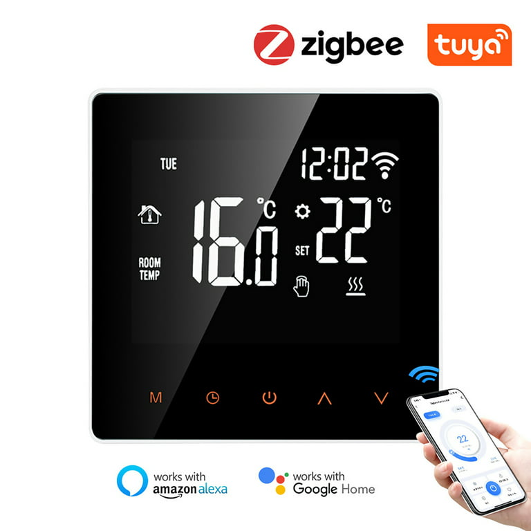 ZigBee Smart Thermostat Programmable Temperature Controller for Water Floor  Heating