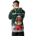 thumbnail image 5 of Santa Surprise Gift Cocker Spaniel Merry Cheerful Christmas All Over Print 3D Hoodie Unisex Merch Hoodies Cockers Dog Lover Gifts - 12021, 5 of 6
