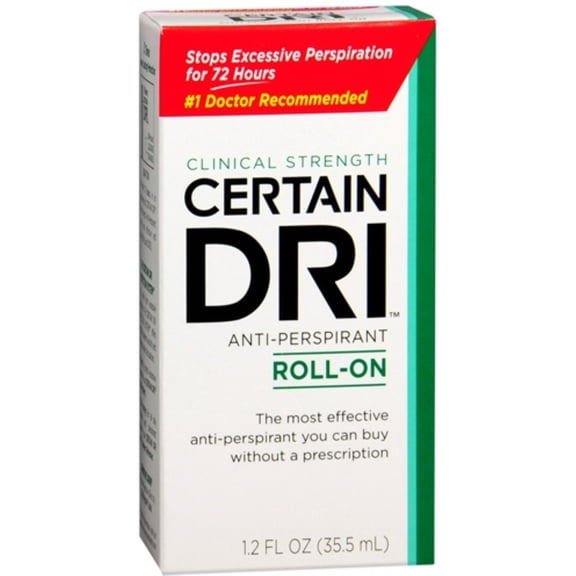 CERTAIN DRI Anti-Perspirant Roll-On 1.20 oz (Pack of 3)