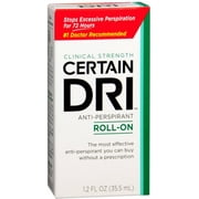 CERTAIN DRI Anti-Perspirant Roll-On 1.20 oz (Pack of 3)