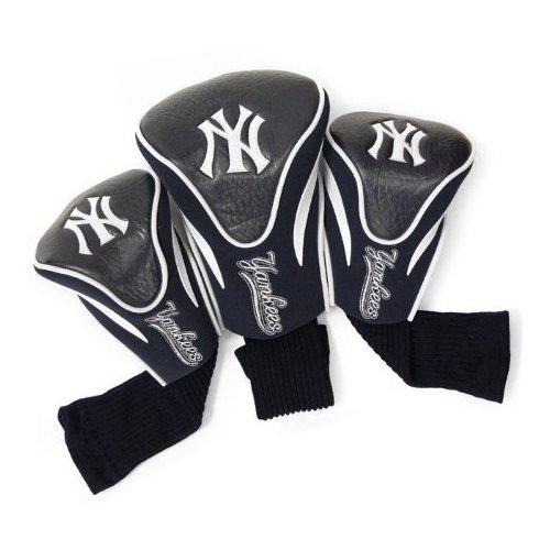 MLB Team Golf MLB New York Yankees 3 Pack Contour Head Covers