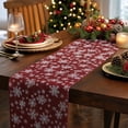 thumbnail image 5 of Snowflake Christmas Table Runner,108"x11",Classic Winter Holiday Tabletop Decor for Dining Table Kitchen Xmas Party, 5 of 5