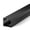 Black-1.4in H x 1.6in W x 12ft L, variant on Cable Organizer Black 1.6in H × 1.2in W × 6ft L for Network, PC, TV and Server Rack Management