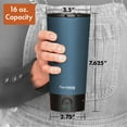 thumbnail image 6 of Nextmug Go - Temperature-Controlled, Self-Heating Travel Mug (Slate Blue - 16 oz.), 6 of 6