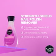 Cutex Care Strength Shield Liquid Nail Polish Remover with Vitamin E and B5, 6.7 fl oz