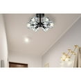 thumbnail image 3 of Elegant Lighting Eren 14 inch Flush Mount in Black, 3 of 10