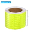 thumbnail image 2 of Unique Bargains Reflective Tape, 4' x 66 Ft Waterproof High Visibility Warning Safety Tape, Fluorescent Yellow, 2 of 6