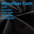 thumbnail image 3 of 4 Pack Microfiber Gun Cleaning Cloth, 12"x12" Lint Free Gun Cleaning Rags, Reusable Microsuede Cleaning/Polishing Wipes Towels for Firearms, Knives and Scopes (Gray), 3 of 5