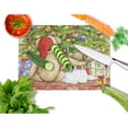 thumbnail image 2 of Christmas Teddy Bears with Tree Glass Cutting Board Large, 2 of 2