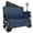 Dark Blue, variant on GDF Studio 3-in-1 Folding Beach Wagon with Bench Seat, Heavy-Duty Capacity and Balloon Tires, Lightweight, Orange