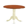 thumbnail image 2 of Kitchen Dining Table Set Buttermilk Cherry Wood Chairs-Color:Buttermilk,Material:Wood, 2 of 8