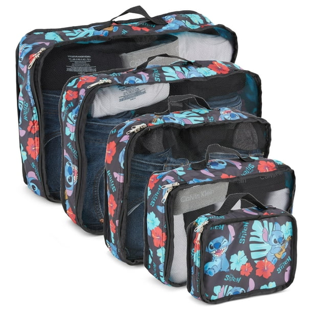 Set de compresión Packing Cubes Disney Lilo and Stitch de 5 piezas