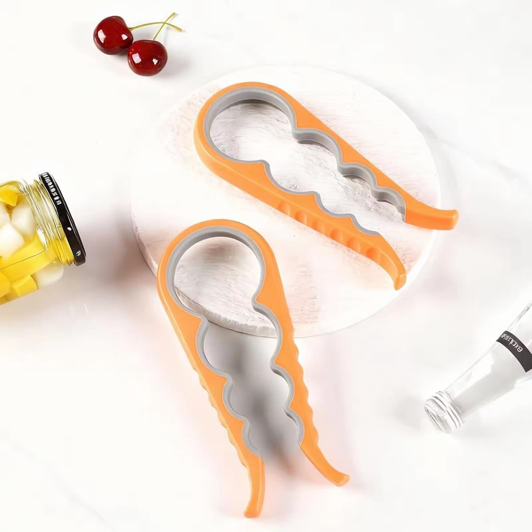 FRKSMD-Easy Grip Jar, Bottle & Can Opener – Multi-Use Tool for Low Strength & Weak Hands, Perfect for Seniors with Arthritis