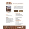 thumbnail image 3 of DeckWise Ipe Seal Hardwood End Grain Sealant for Fresh Cut Board Ends or Turning Blanks (1-Quart), 3 of 4
