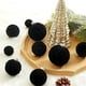 thumbnail image 3 of 46 bolas navideñas de terciopelo flocadas, adornos navideños de plástico, adornos colgantes decorativos para árbol de Navidad., 3 of 5