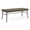 Adler Brown, variant on Mystic Reception Waiting Room 18.5" 2-Seat Bench / Charcoal Steel / Black