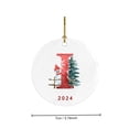 thumbnail image 3 of Coche Decoraciones de Navidad 2025 Nuevo 26 Carta de Navidad Muñeco de Nieve Colgante de Navidad - Colgante de Coche de Acrílico Santa Navidad Muñeco de Nieve Decoraciones, 3 of 5