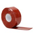 thumbnail image 1 of Cinta de silicona autofusionable, cinta resistente al agua, cinta adhesiva fuerte para reparación de tuberías de emergencia de manguera, unión de plomería, 2,5 cm de ancho, rojo/blanco(rojo), 1 of 8