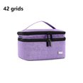 thumbnail image 3 of Bolsa organizadora de esmalte de uñas de aceite esencial, compartimento de almacenamiento, contenedores, contenedor de cosméticos, bolsas de Almacenamiento y organización del hogar Violeta 42 ranuras sweethay HA069425-02, 3 of 6