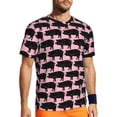 thumbnail image 2 of T Shirt For Men Animal Farm Print Running T-Shirt Cute Pink Pig Harajuku Mens Streetwear Tshirt Beac, 2 of 7