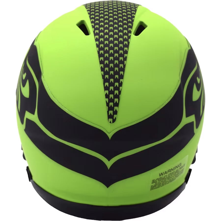 Unsigned Seattle Seahawks Rave Green Speed Mini Helmet 238327