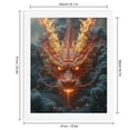 thumbnail image 2 of Paint By Numbers Kit for Adults Beginner - DIY Dragon Fiery Mystical Smoke Visage Canvas Painting Kits for Adults, Frameless Paint By Number for Adults for Home Wall Decor 16x20 Inch, 2 of 7