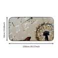 thumbnail image 5 of WERPE Dandelion Butterfly Music Note Outdoor Entry Yard Floor Patio Felt Square Mat 19.68*39.37 in, 5 of 6
