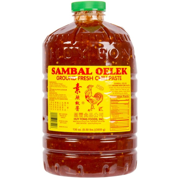 Huy Fong 8.5 lb. Sambal Oelek Fresh Ground Chili Paste