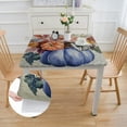 thumbnail image 2 of BANET Bordered Thanksgiving Tabletop, Fall Pumpkin and Print Easy Care Fabric, , Table cover 52*52, 2 of 8
