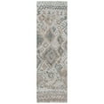 thumbnail image 4 of SAFAVIEH Casablanca Merton Abstract Moroccan Wool Shag Area Rug, Grey/Olive, 4' x 6', 4 of 8